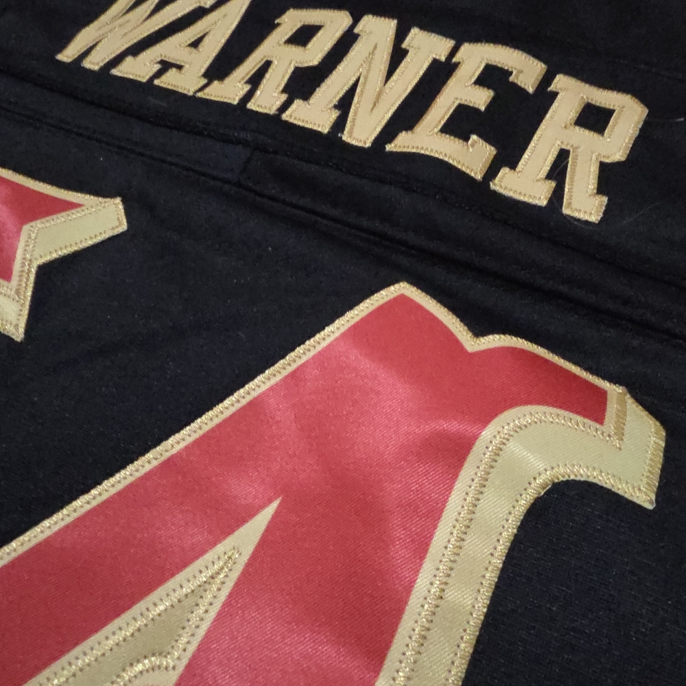 #54 Warner 49ers "The Faithful" Black Jersey Mens - Picture 3 of 3